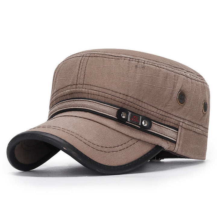 Cappello militare da cadetto in tessuto lavato