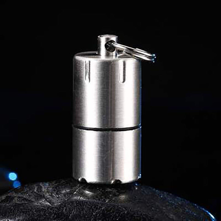 Mini capsula portatile ricarica ciondolo accendino cherosene