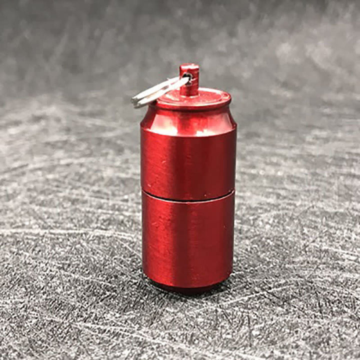 Mini accendino a cherosene a forma di lattina ricaricabile - Rosso - image 13