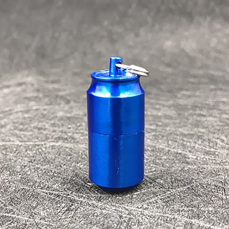 Mini accendino a cherosene a forma di lattina ricaricabile - Blu - image 15
