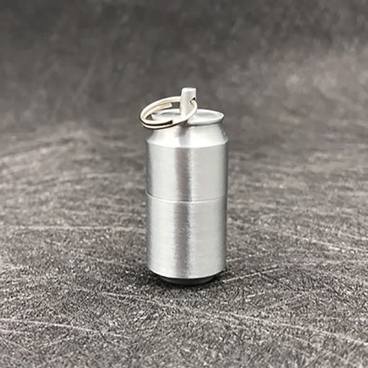 Mini accendino a cherosene a forma di lattina ricaricabile - Argento - image 12
