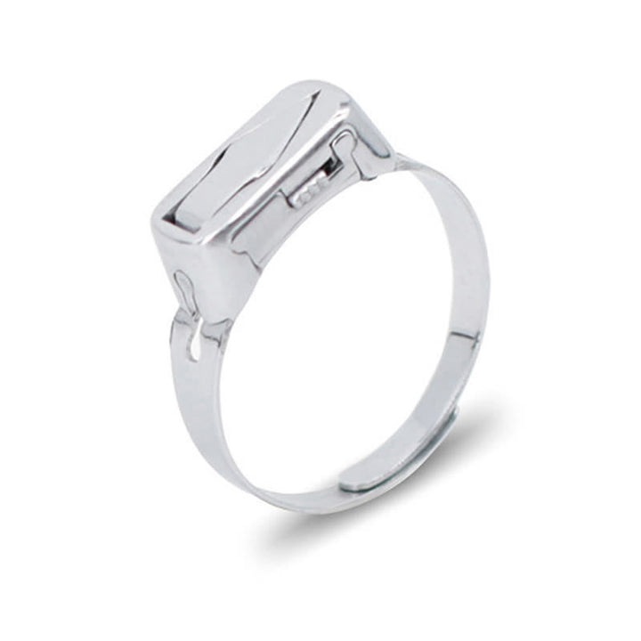 Anello regolabile per apertura coltello nascosto multifunzionale