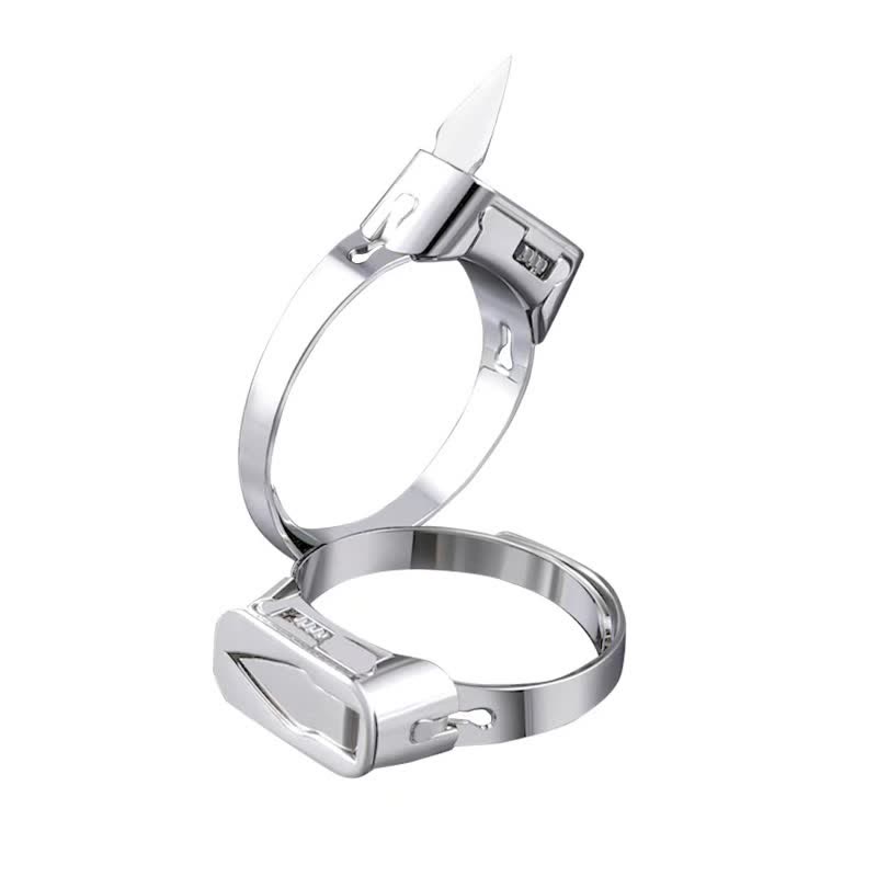 Anello regolabile per apertura coltello nascosto multifunzionale