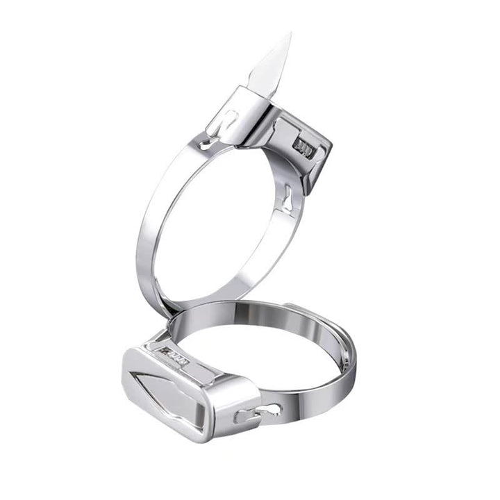 Anello regolabile per apertura coltello nascosto multifunzionale