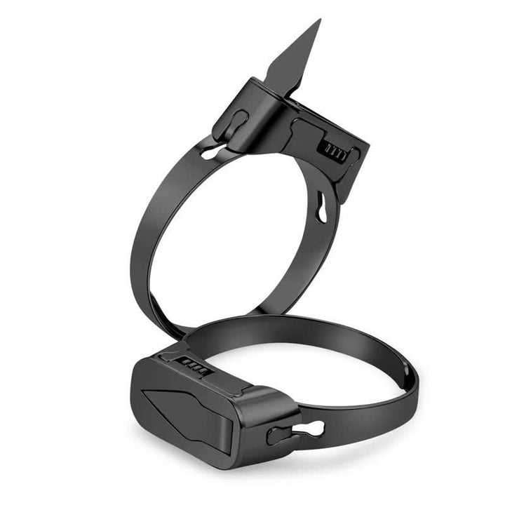 Anello regolabile per apertura a coltello nascosto multifunzionale - Nero - image 8