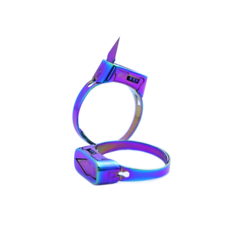 Anello regolabile per apertura coltello nascosto multifunzionale - Colorato - image 9