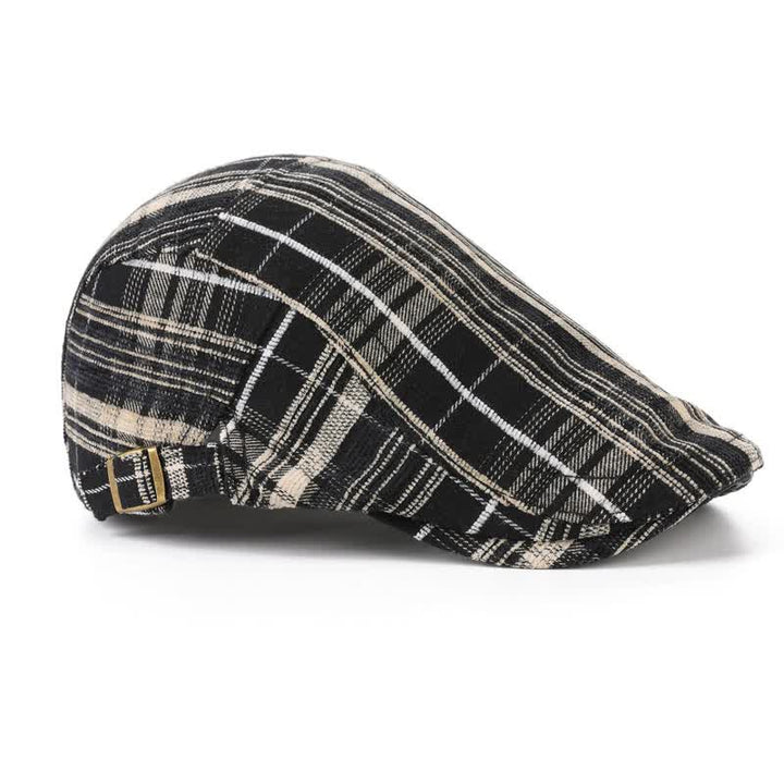 Cappello basco con visiera a scacchi in stile scotticize - image 3