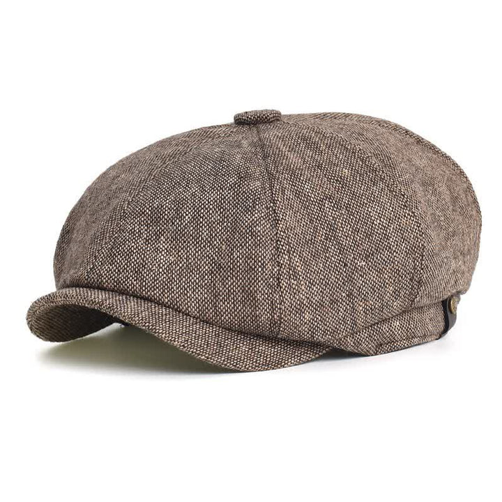 Cappello basco ottagonale classico e versatile da giornalaio