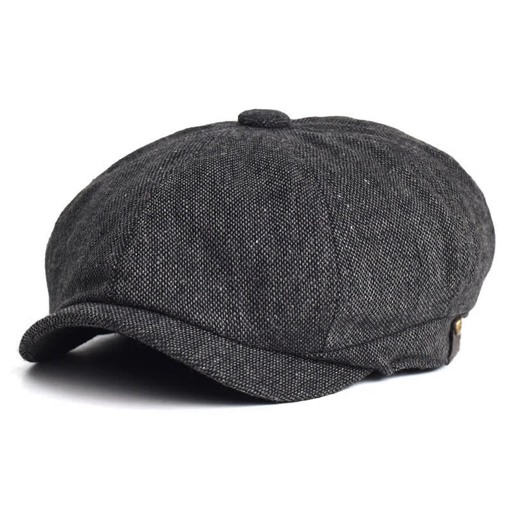 Cappello basco ottagonale classico e versatile da giornalaio