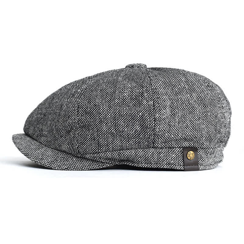Cappello basco ottagonale classico e versatile da giornalaio - image 5