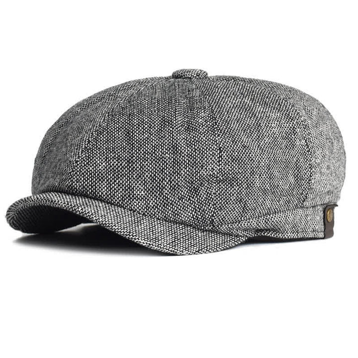 Cappello basco ottagonale classico e versatile da giornalaio - Grigio - Misura M (22"-22 7/8") - image 2