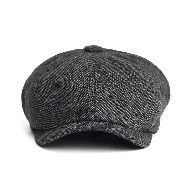 Cappello basco ottagonale classico e versatile da giornalaio