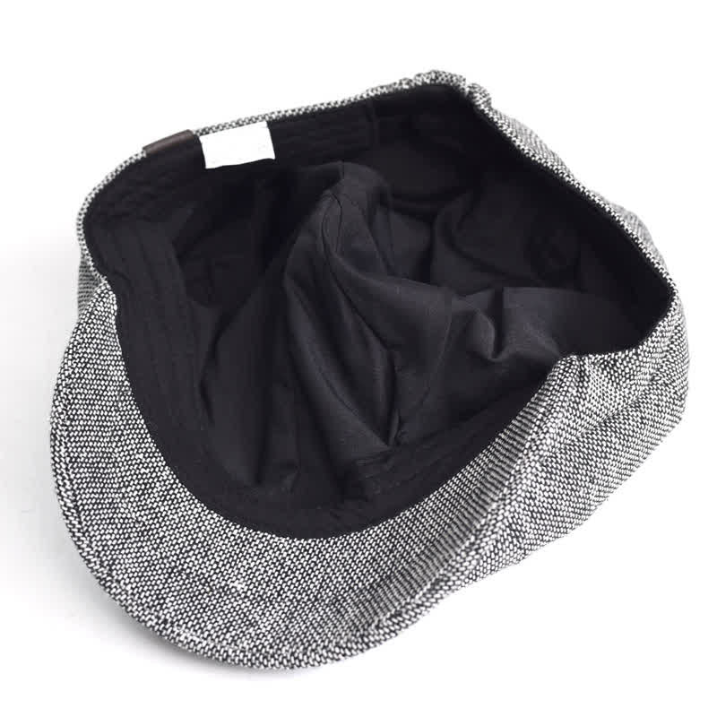 Cappello basco ottagonale classico e versatile da giornalaio