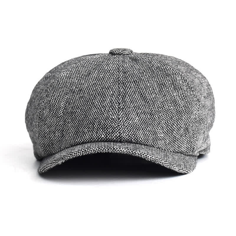 Cappello basco ottagonale classico e versatile da giornalaio