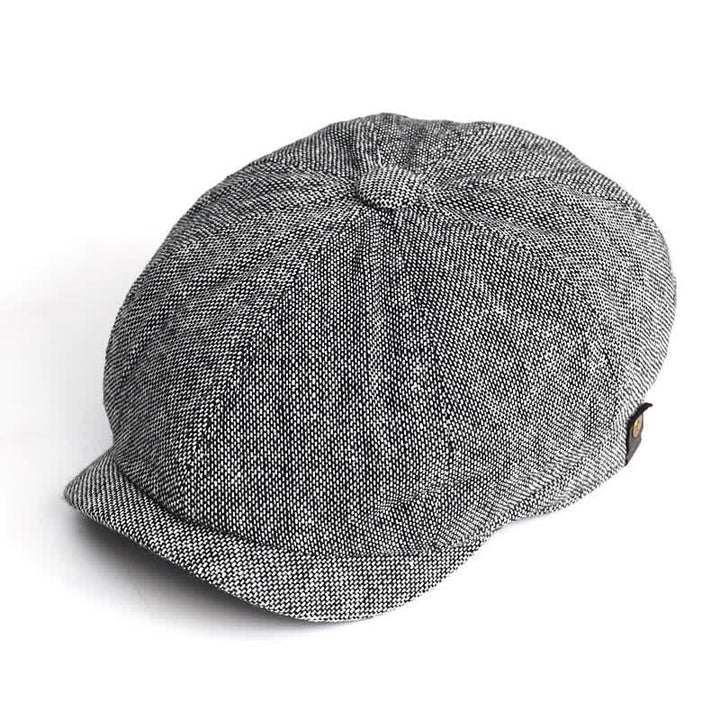 Cappello basco ottagonale classico e versatile da giornalaio