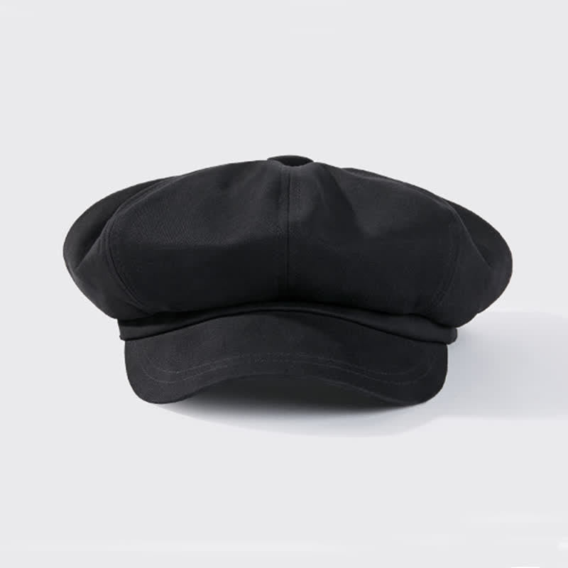 Cappello basco in twill tinta unita alla moda