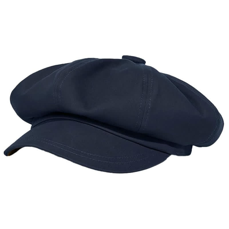 Cappello basco in twill tinta unita alla moda - Marina - L (23 1/4"-23 5/8") - image 8