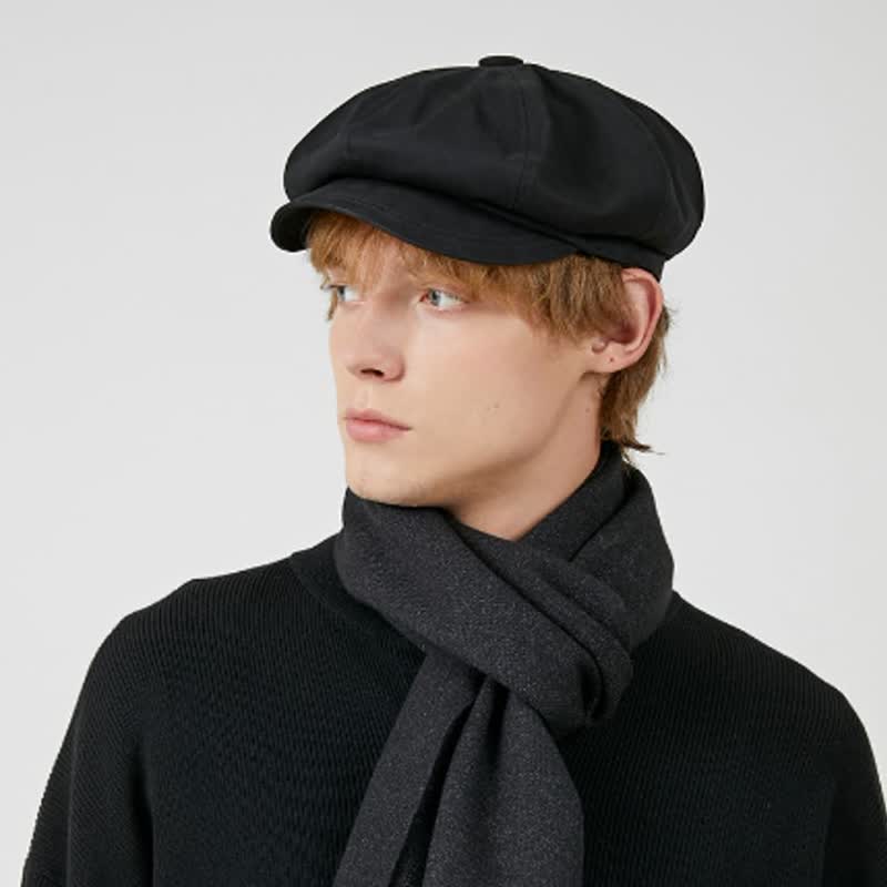 Cappello basco in twill tinta unita alla moda - image 6