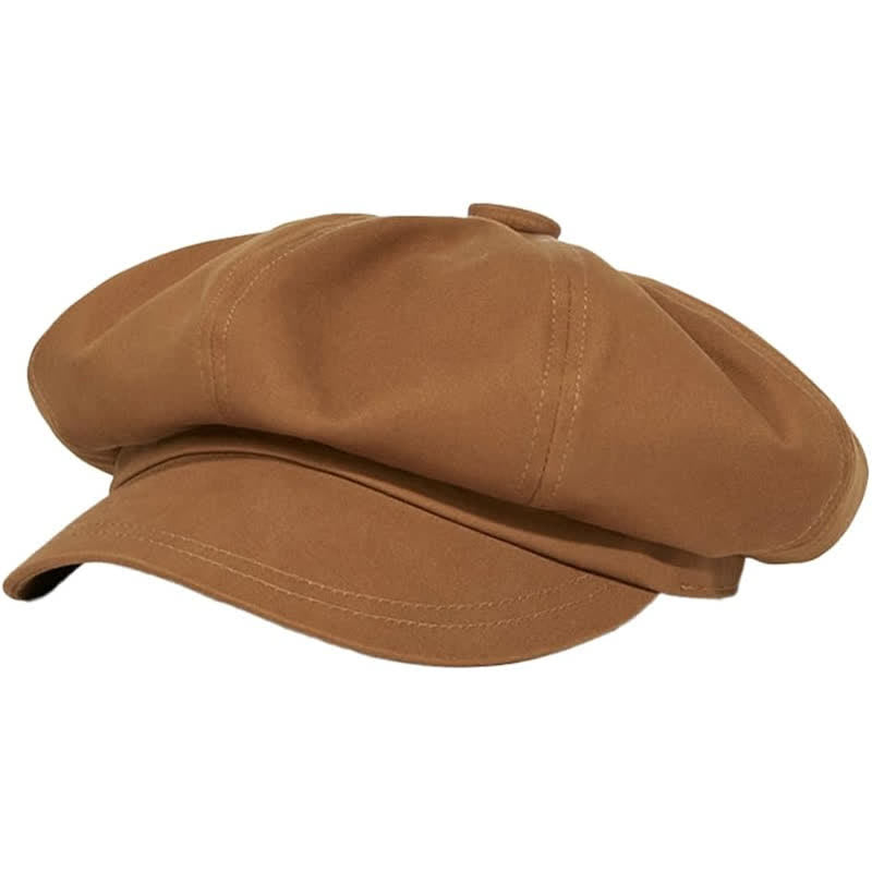 Cappello basco in twill tinta unita alla moda - Cioccolato - L (23 1/4"-23 5/8") - image 0