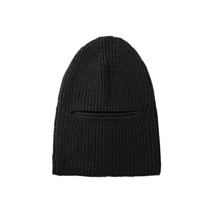 Cappello lavorato a maglia con berretto caldo senza visiera a cupola - Nero - Regolabile - image 5