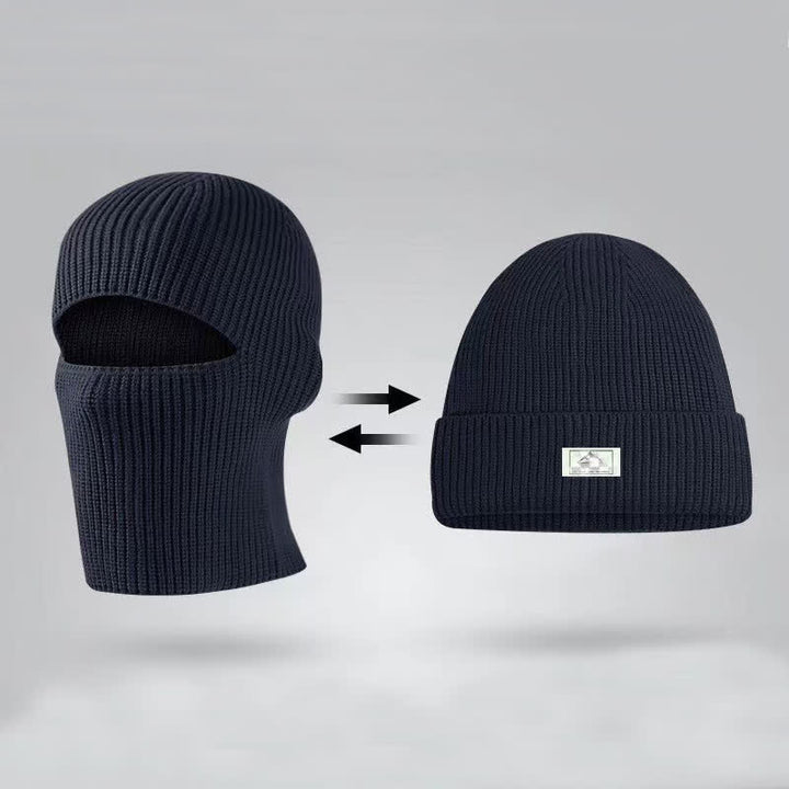 Cappello lavorato a maglia con berretto caldo senza visiera a cupola