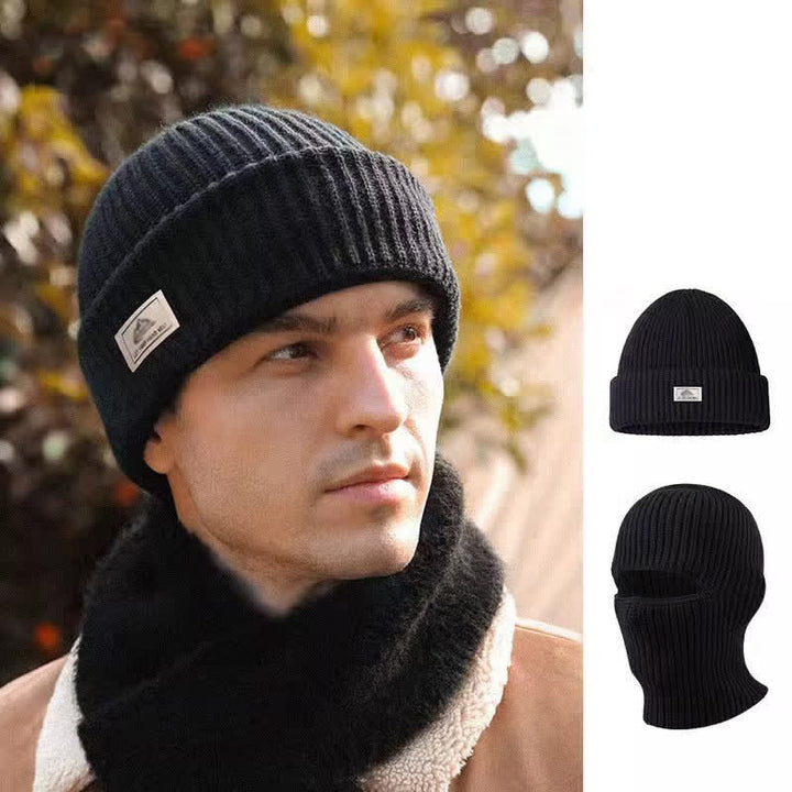 Cappello lavorato a maglia con berretto caldo senza visiera a cupola