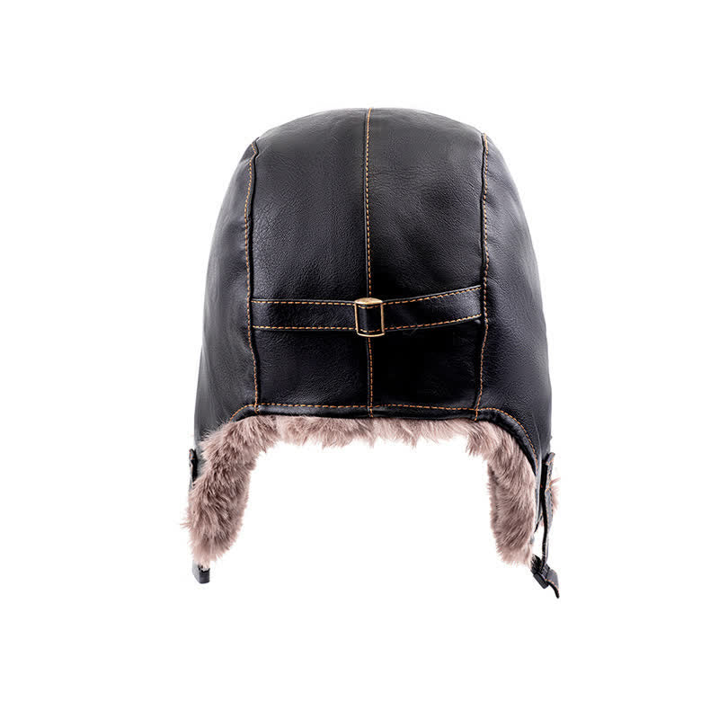 Cappello da pilota moderno, freddo, caldo e spesso, invernale - image 5