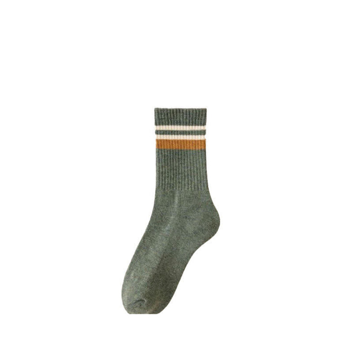 Calzini Classic Stripe Thicken Crew - Verde - 6 paia - Taglia unica (US 6 - US 10) - image 9