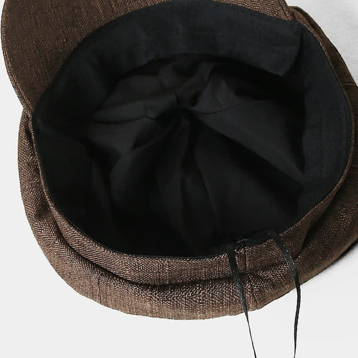 Cappello basco traspirante vintage ottagonale da giornalaio