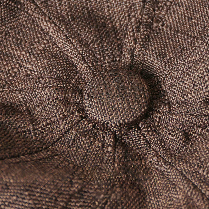 Cappello basco traspirante vintage ottagonale da giornalaio