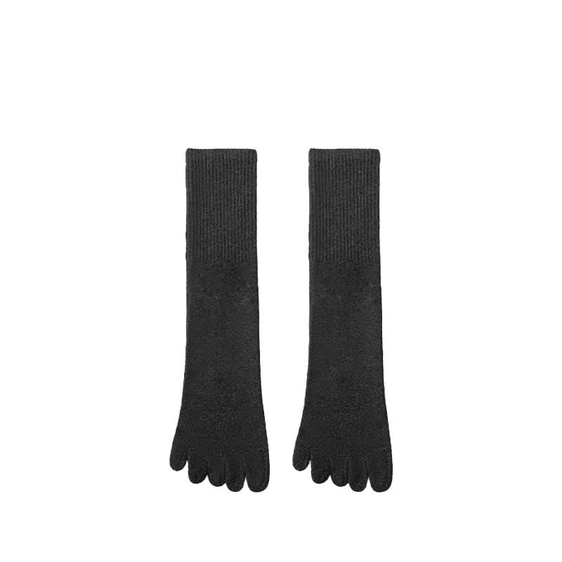 Calzini sportivi da uomo in misto lana con punta divisa - Grigio scuro - 6 paia - Taglia unica (US 6.5 - US 10.5) - image 13