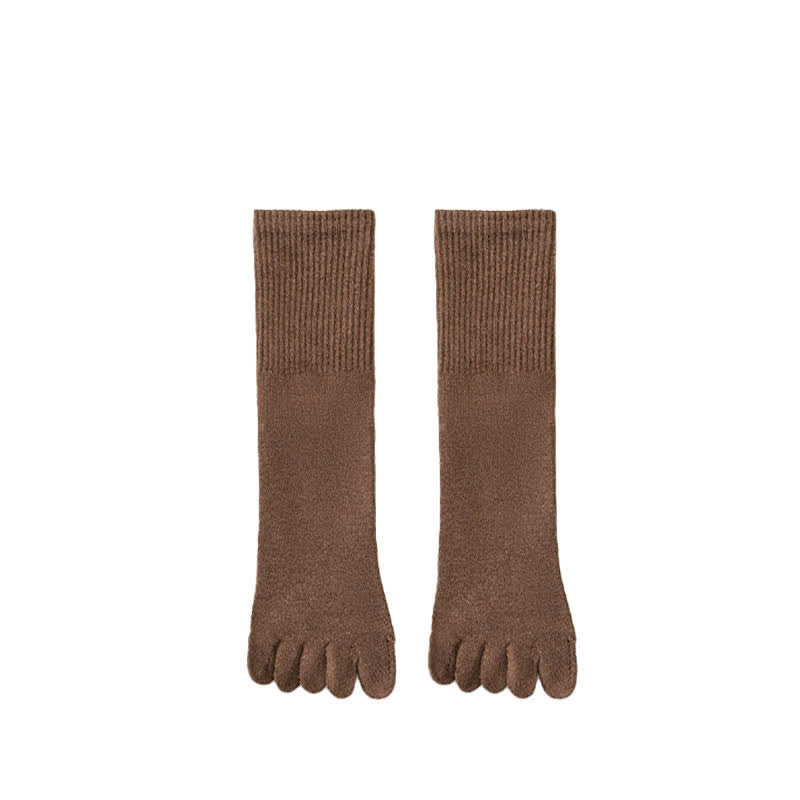 Calzini sportivi da uomo in misto lana con punta divisa - Caffè - 6 paia - Taglia unica (US 6.5 - US 10.5) - image 17