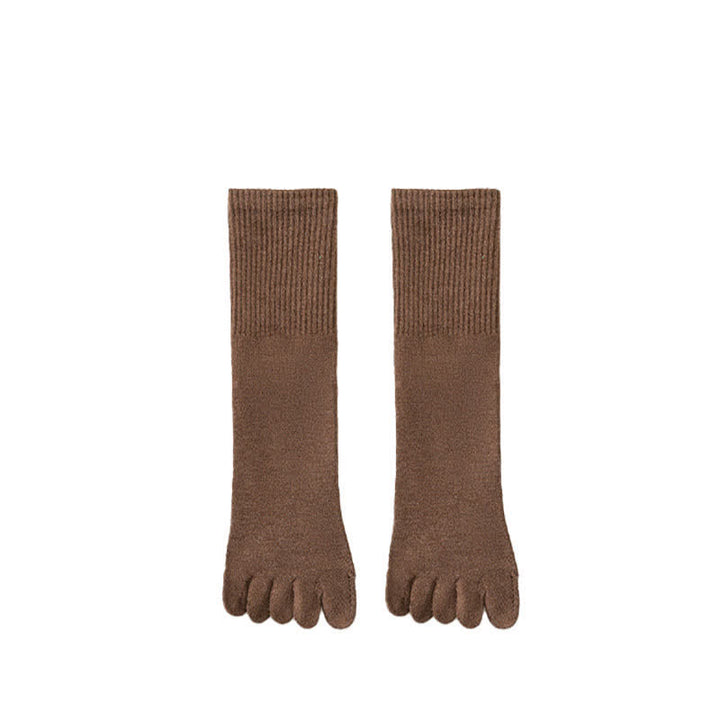Calzini sportivi da uomo in misto lana con punta divisa - Caffè - 6 paia - Taglia unica (US 6.5 - US 10.5) - image 17