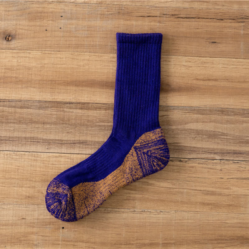 Calzini caldi da uomo con fantasia astratta - Viola - 6 paia - Taglia unica (US 6.5 - US 10) - image 17
