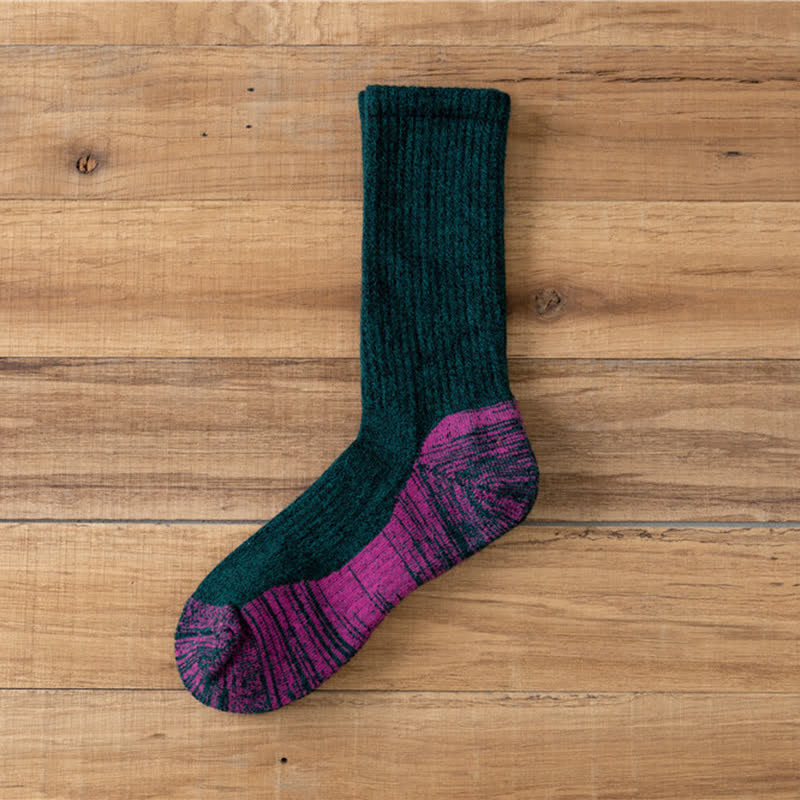 Calzini caldi da uomo con fantasia astratta - Grigio scuro - 6 paia - Taglia unica (US 6.5 - US 10) - image 16