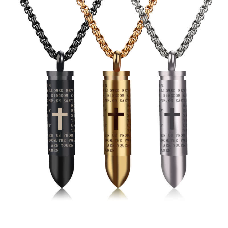 Collana con ciondolo a forma di concorso simulato a croce commemorativa