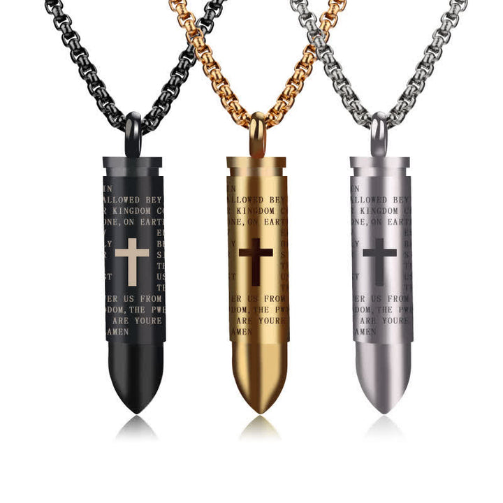 Collana con ciondolo a forma di concorso simulato a croce commemorativa