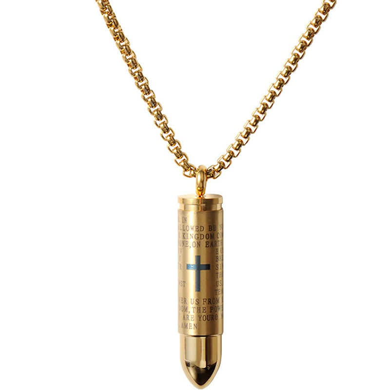 Collana con ciondolo a forma di concorso simulato a croce commemorativa