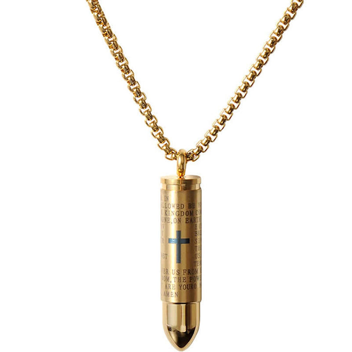 Collana con ciondolo a forma di concorso simulato a croce commemorativa