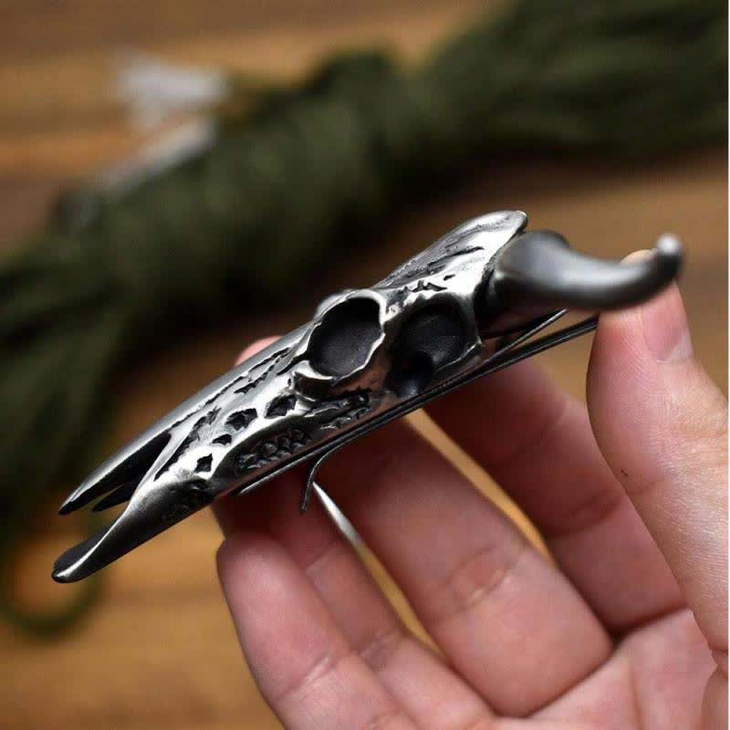 Fibbia per cintura con ciondolo multifunzione EDC a forma di testa di toro Longhorn - image 6