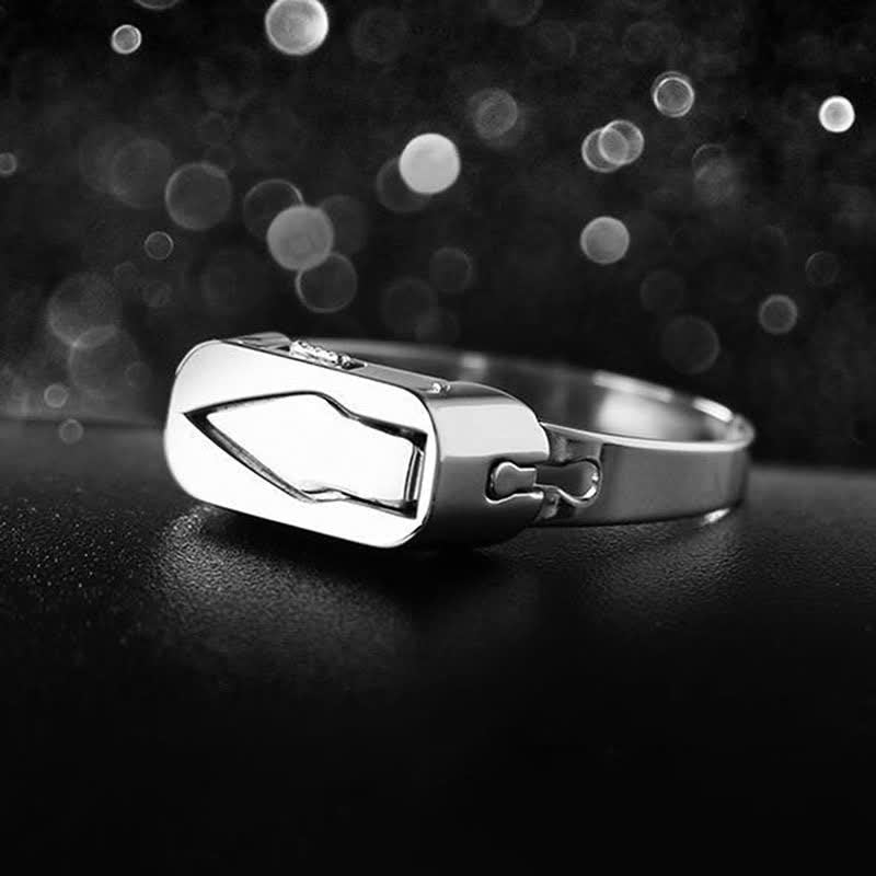 Anello regolabile per apertura a coltello nascosto multifunzionale - image 1