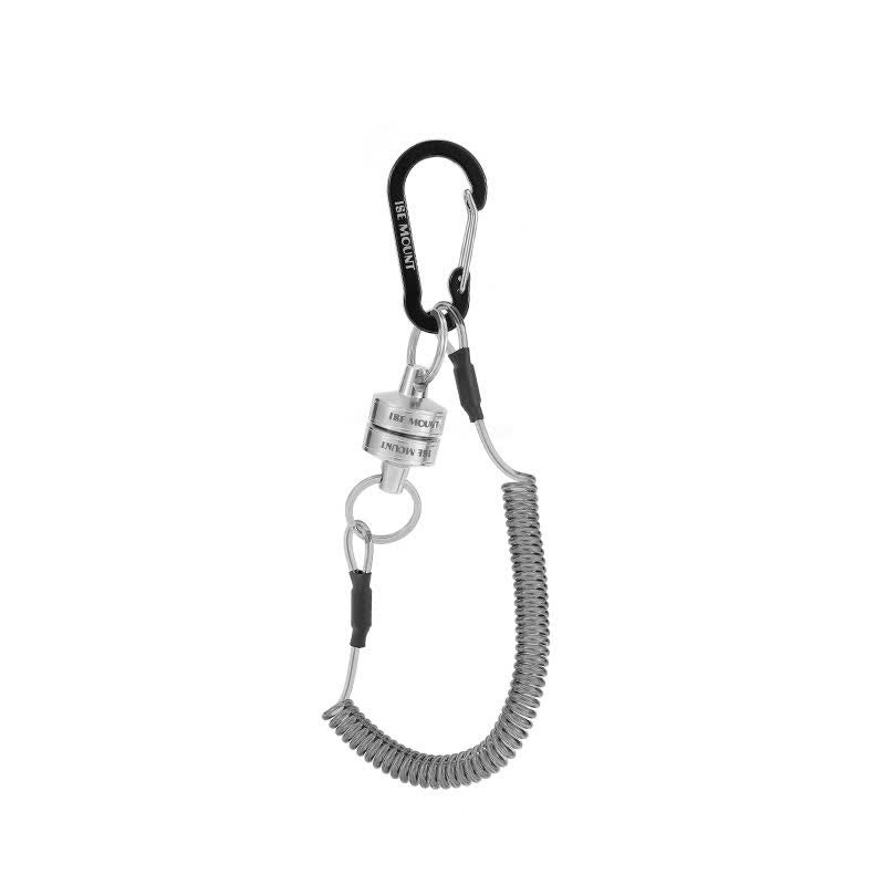 Portachiavi con supporto magnetico per rilascio rete con corda a molla - Con corda - image 2