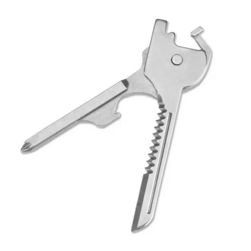 Portachiavi con pinza cacciavite affidabile multifunzionale 6 in 1