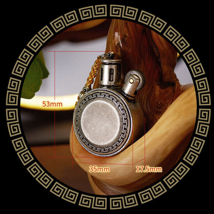 Accendino antico vintage Rougn ricaricabile a cherosene - image 10