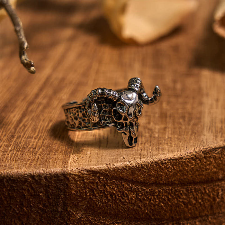 Set di anelli di capra con ciondolo a forma di corno di cervo, fibbia per cintura con coltello nascosto fai da te Rose - image 7