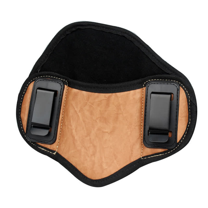 Borsa da cintura in pelle con clip per fondina tattica per esterni - Cachi - Destra - image 10