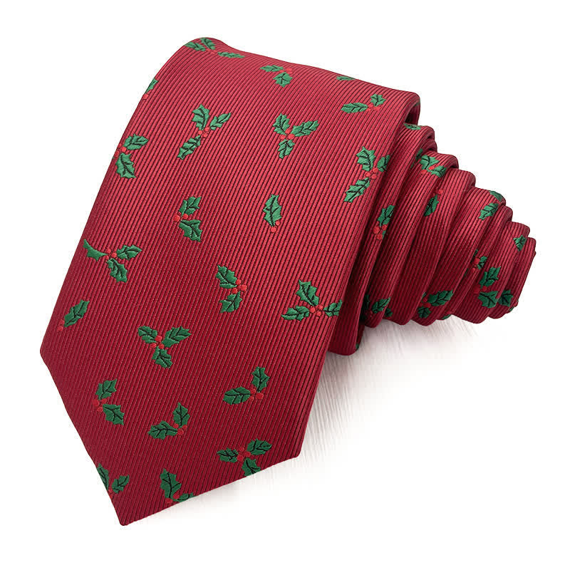 Cravatta da uomo con motivo natalizio di Babbo Natale - Stile n. 7 - image 6