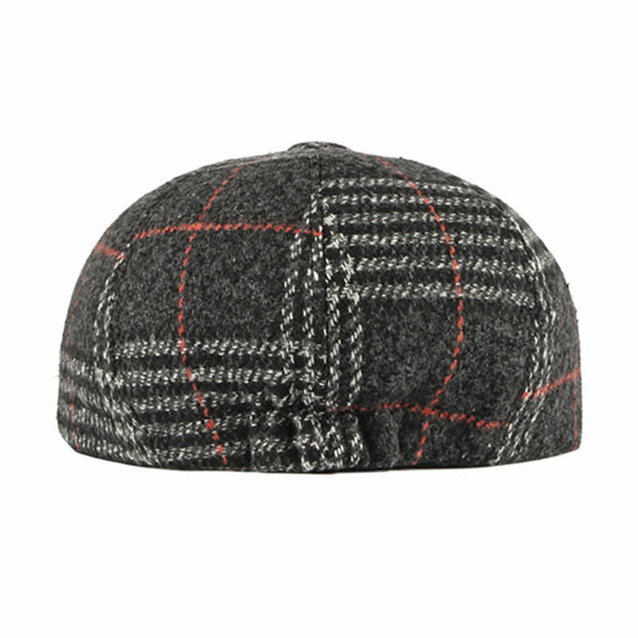Cappello basco classico casual a quadri ottagonali
