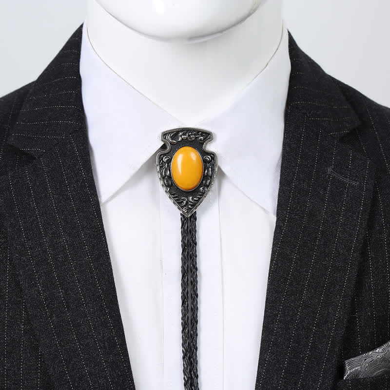 Ciondolo in pietra artificiale stile tribale con frecce Bolo Tie - image 6