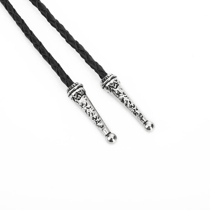 Cravatta Bolo con ciondolo a forma di fiore di serpente tradizionale